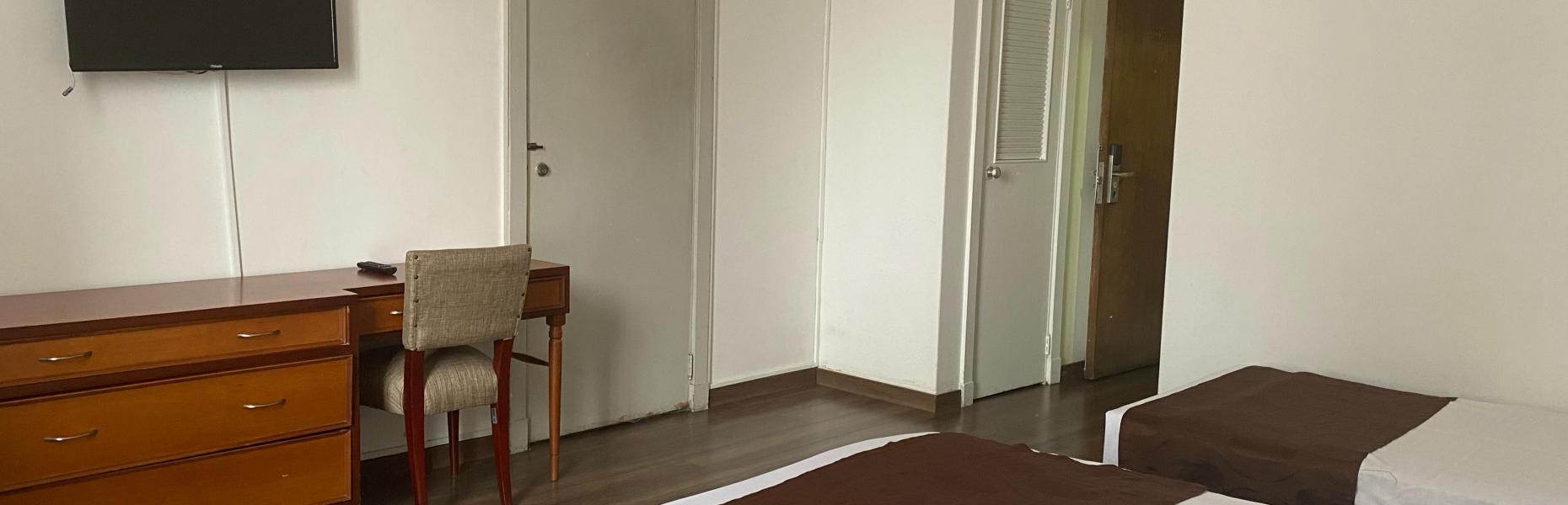 Double room with fan